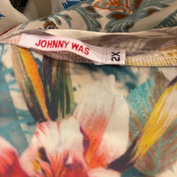 Johnny Was Silk Tunic - Picture 2 of 5